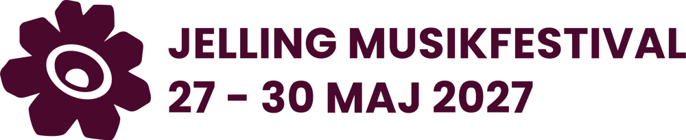 Jellingmusikfestival Datologo Venstre Aubergine